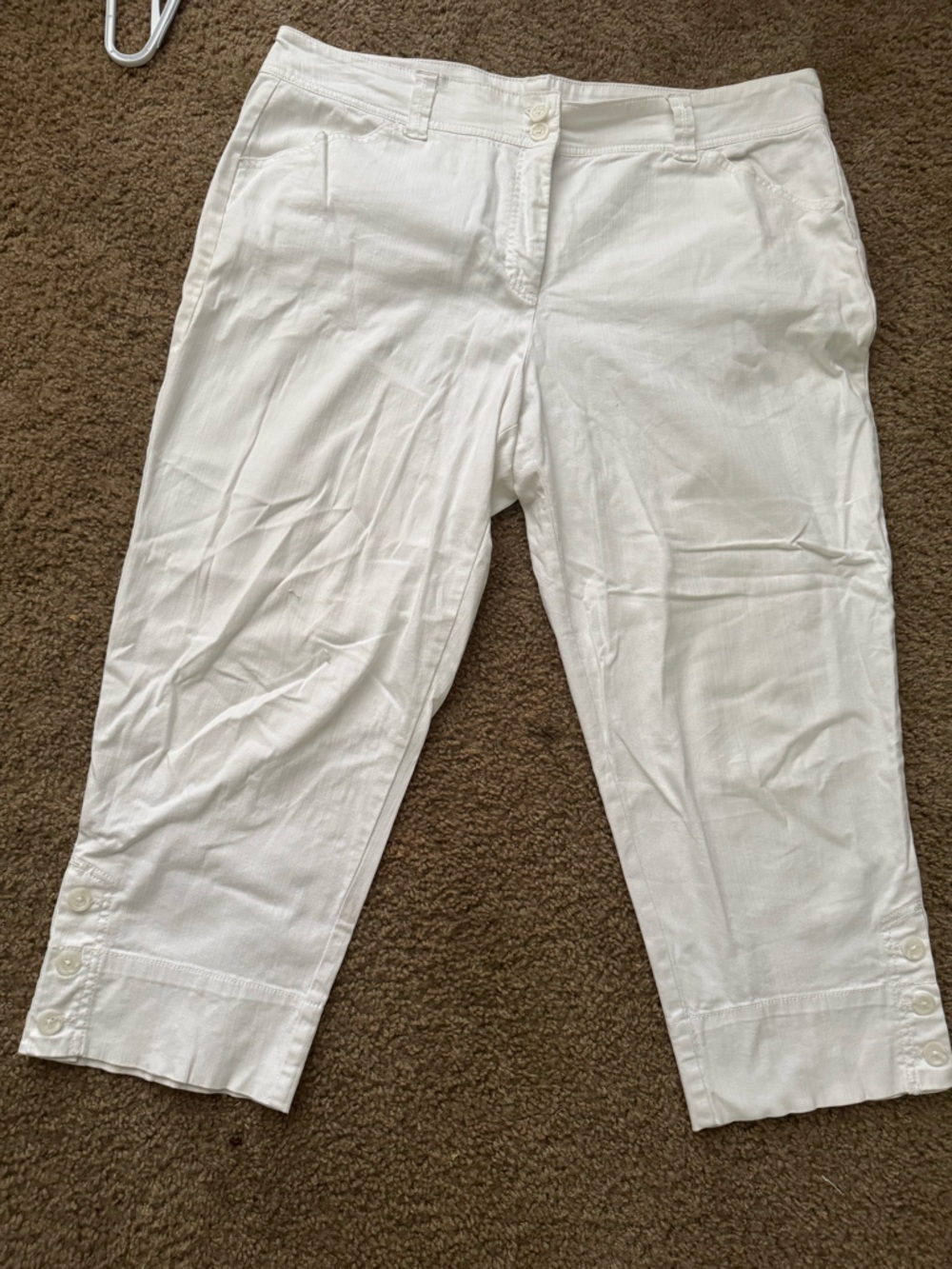 Charter Club Pant Shop White Cropped Pants